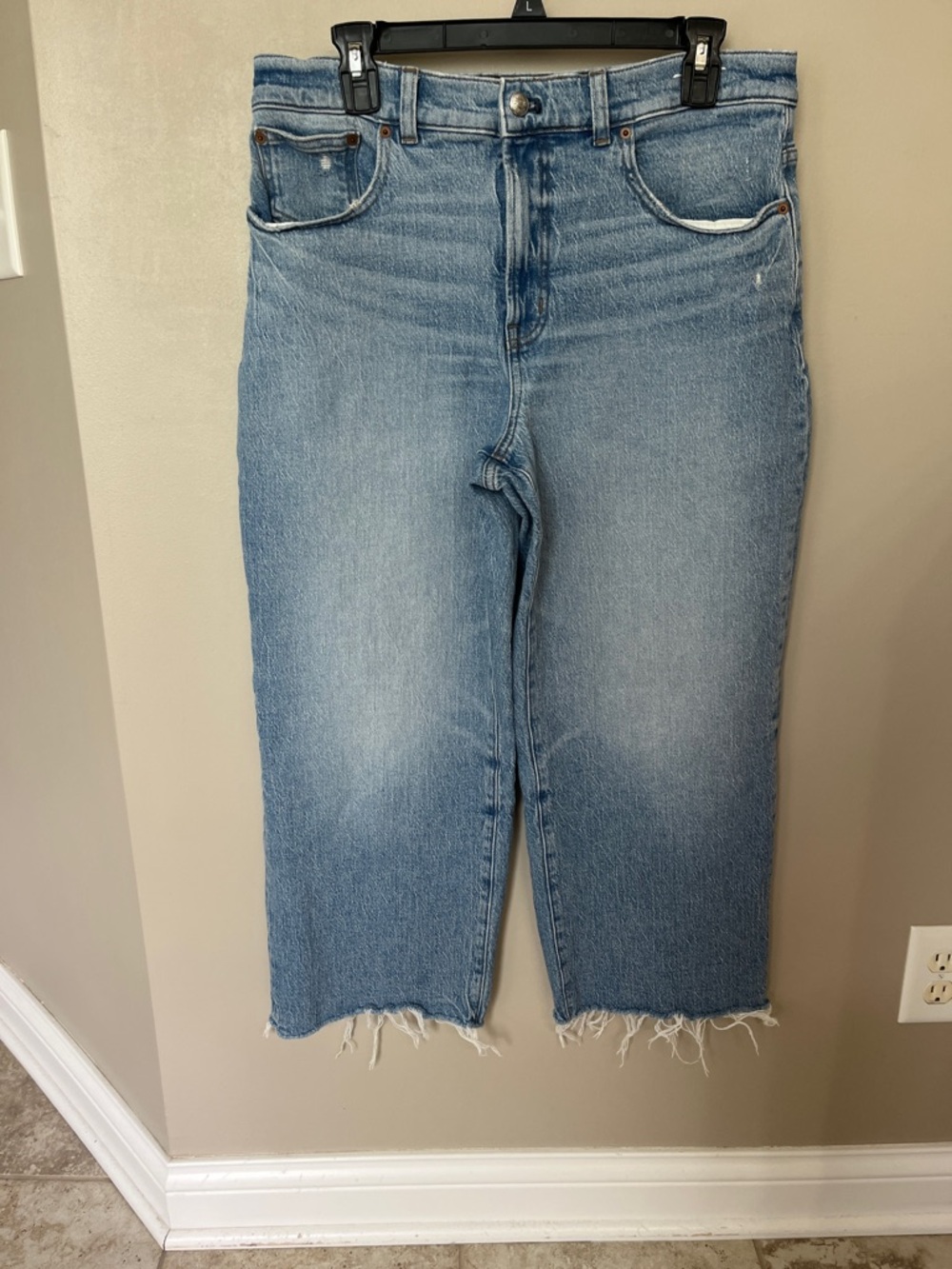 Madewell “The Perfect Vintage Wide-Leg Crop Jean” Petite size 30